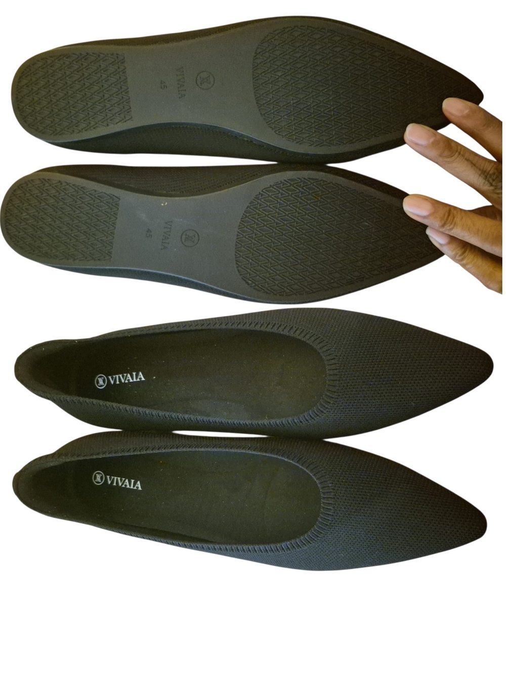 Vivaia Pointed-Toe Ballet Flats (Aria 5°) Sz 13 - Picture 10 of 11